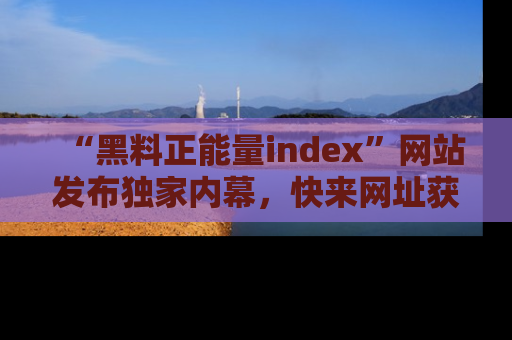 “黑料正能量index”网站发布独家内幕,快来网址获取精彩内容吧!