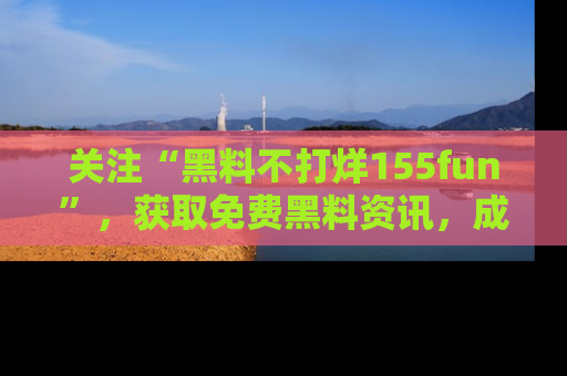 关注“黑料不打烊155fun”，获取免费黑料资讯，成为吃瓜达人不再难！