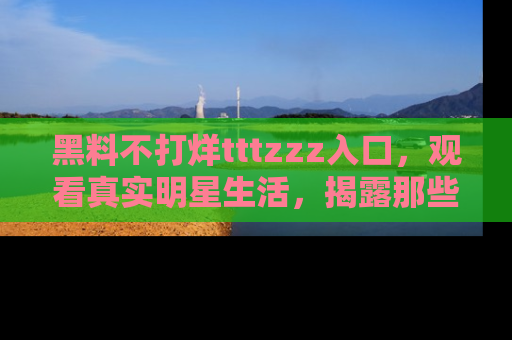 黑料不打烊tttzzz入口，观看真实明星生活，揭露那些不为人知的真相