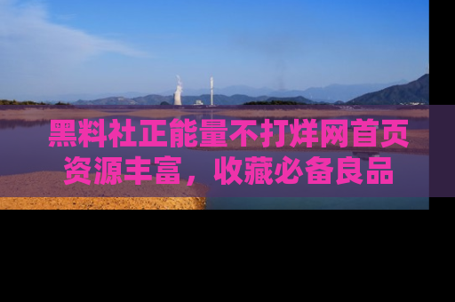黑料社正能量不打烊网首页资源丰富，收藏必备良品