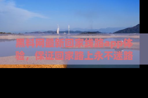 黑料网最新回家线路app体验，保证回家路上永不迷路顺畅