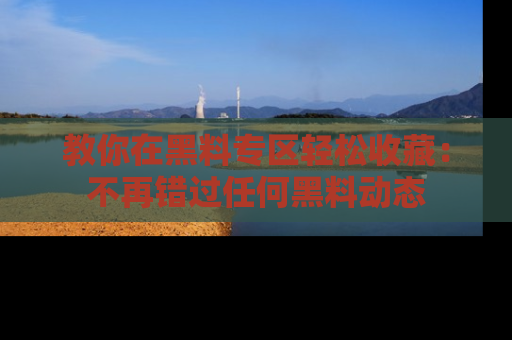 教你在黑料专区轻松收藏：不再错过任何黑料动态