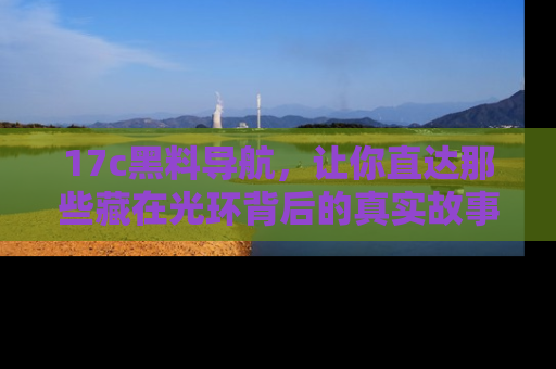 17c黑料导航,让你直达那些藏在光环背后的真实故事