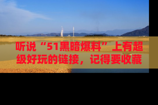 听说“51黑暗爆料”上有超级好玩的链接，记得要收藏哦！