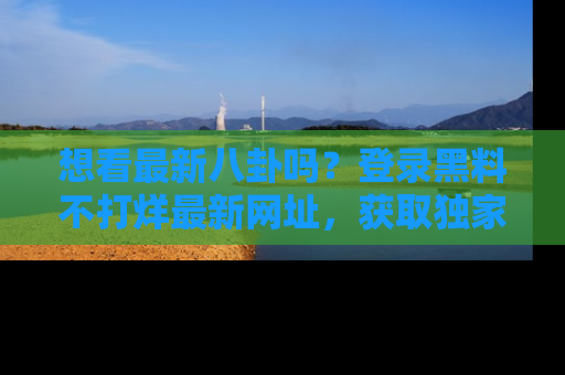 想看最新八卦吗？登录黑料不打烊最新网址，获取独家内容