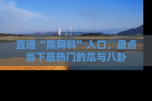 直通“黑网料”入口，盘点当下最热门的瓜与八卦